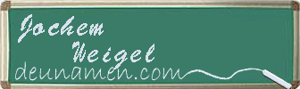 Jochem Weigel Visitenkarte